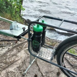 Fietsaanhanger Followwheel Classic met drinkbushouder en opbergmandje-fietsvakantie